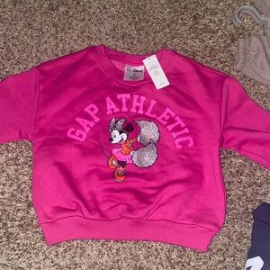 GAP Kids Fuchsia Athletic Sweatshirt 4T NWT